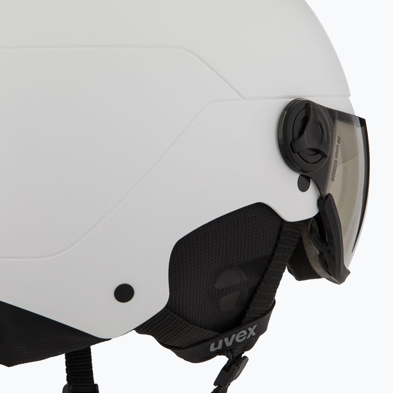 Kask narciarski UVEX Wanted Visor Pro V white matt 8