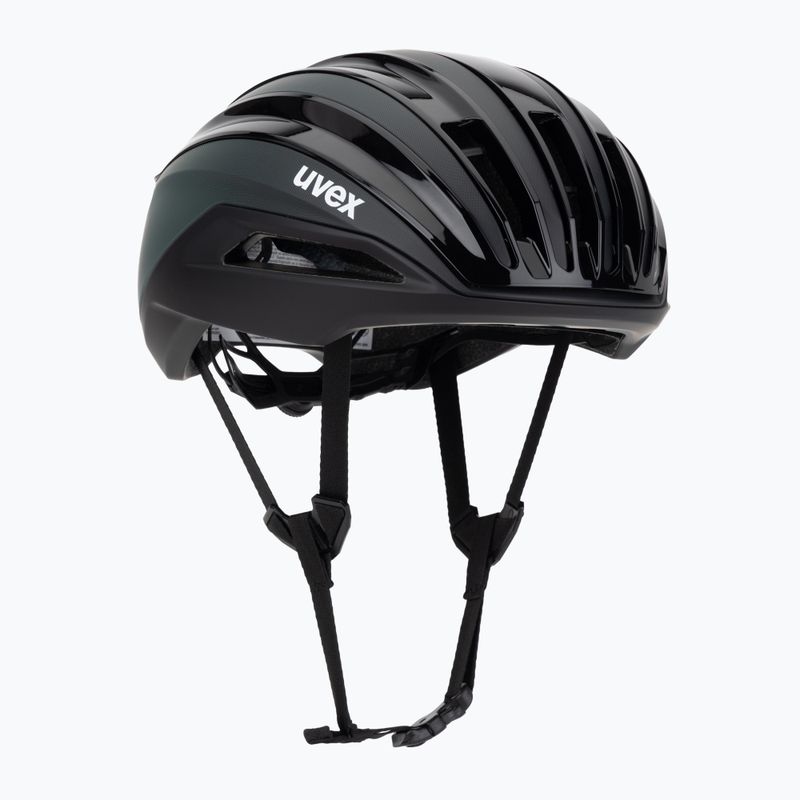 Kask rowerowy UVEX Surge Aero MIPS black/sage green matt