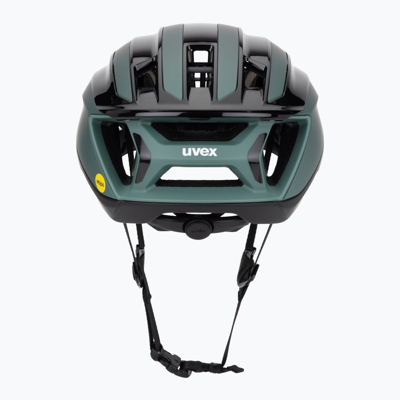 Kask rowerowy UVEX Surge Aero MIPS black/sage green matt 4