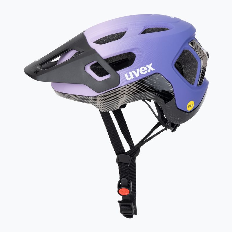 Kask rowerowy UVEX React MIPS lilac/oak matt 3
