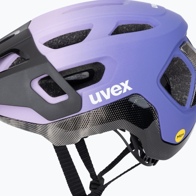 Kask rowerowy UVEX React MIPS lilac/oak matt 8