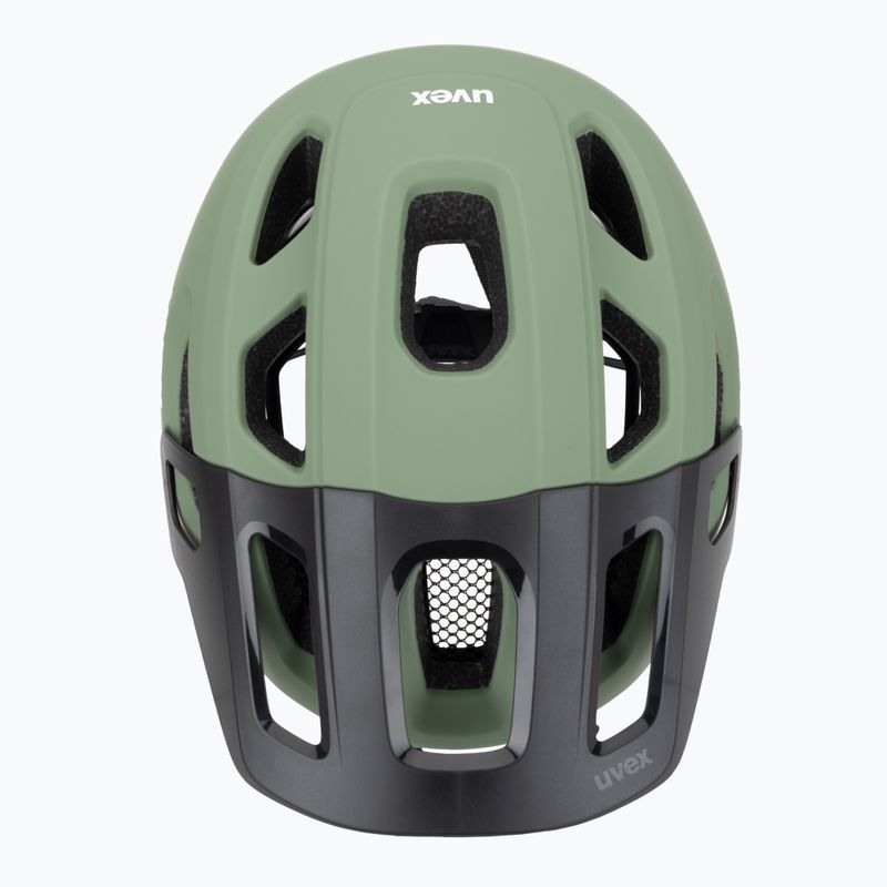 Kask rowerowy UVEX React MIPS moss green/black matt 6