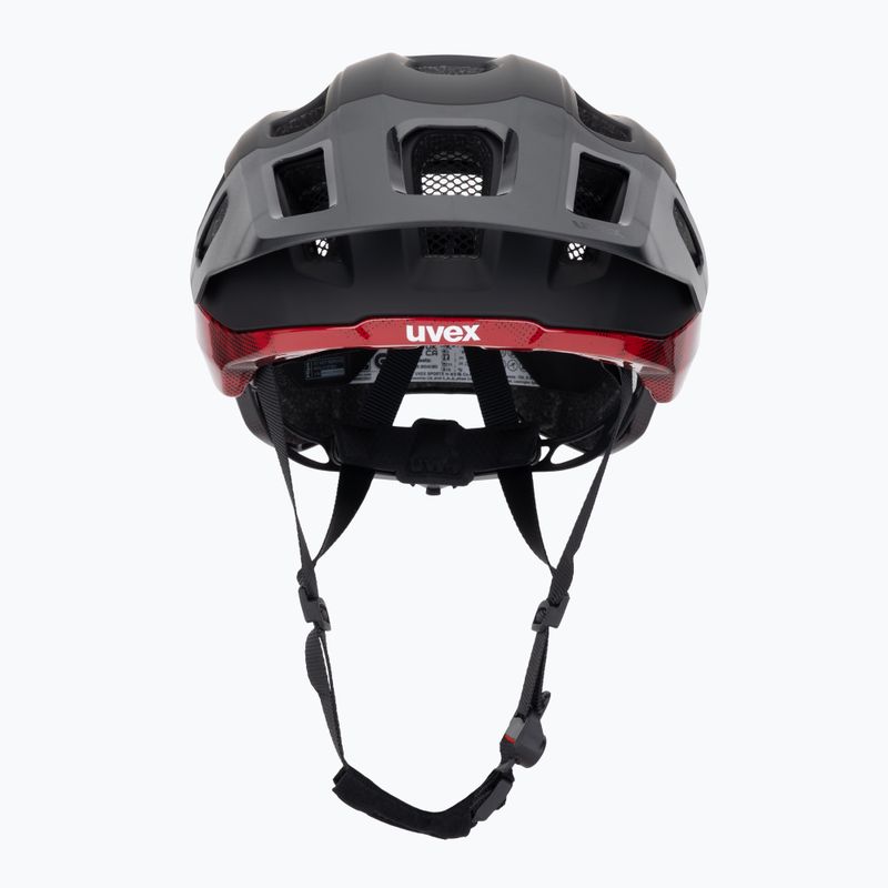 Kask rowerowy UVEX React MIPS black/ruby red matt 2