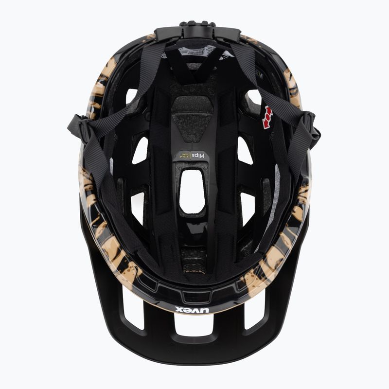 Kask rowerowy UVEX React MIPS desert/black matt 5