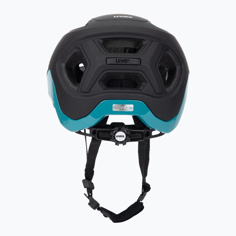 Kask rowerowy UVEX React black/teal matt 4