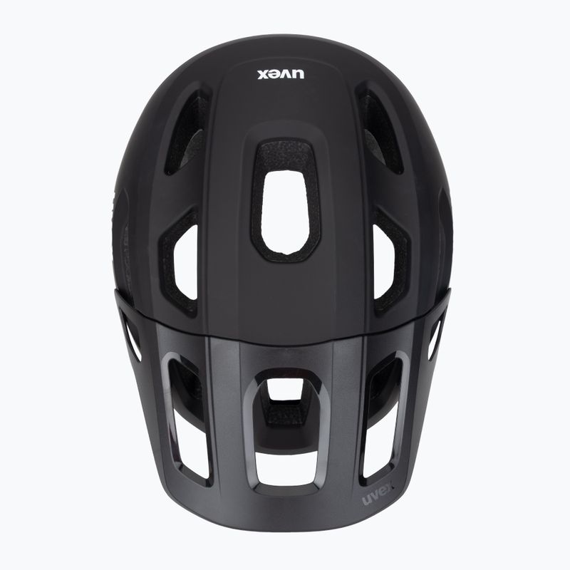 Kask rowerowy UVEX React black/teal matt 6