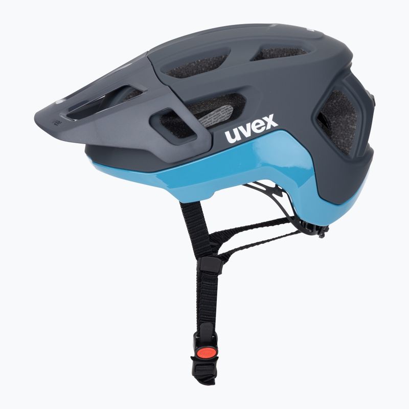 Kask rowerowy UVEX React deep space/azure matt 3