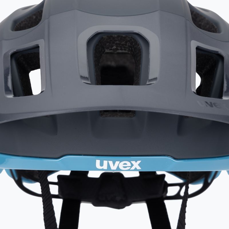 Kask rowerowy UVEX React deep space/azure matt 7