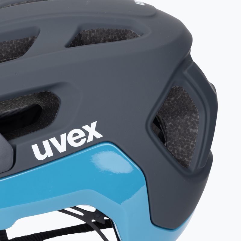 Kask rowerowy UVEX React deep space/azure matt 8