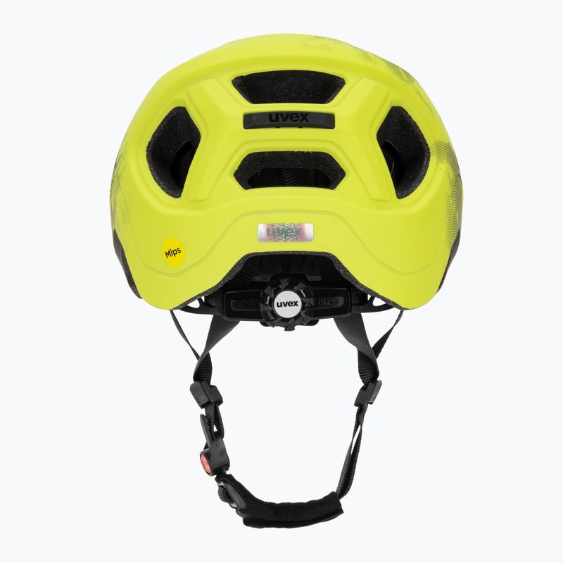Kask rowerowy dziecięcy UVEX React MIPS Jr lime/black 4