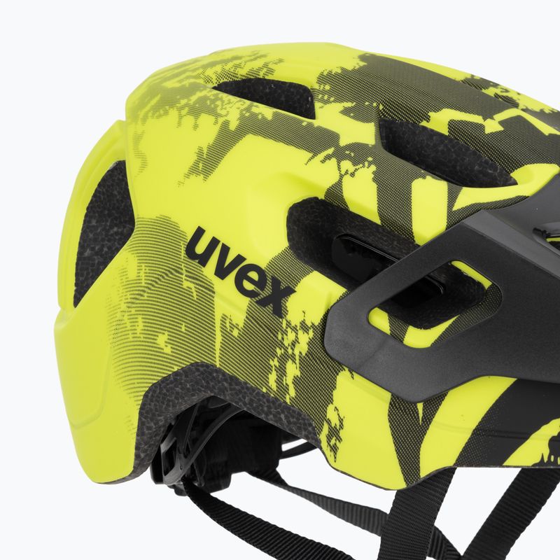 Kask rowerowy dziecięcy UVEX React MIPS Jr lime/black 7