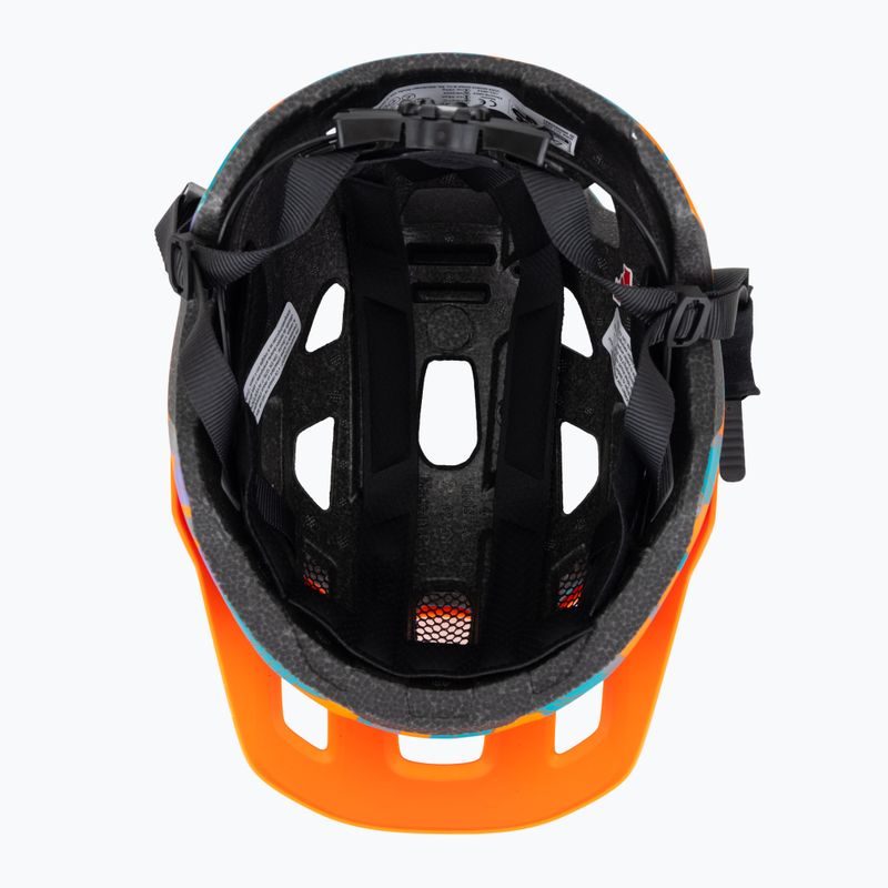 Kask rowerowy dziecięcy UVEX React Jr papaya camo matt 5