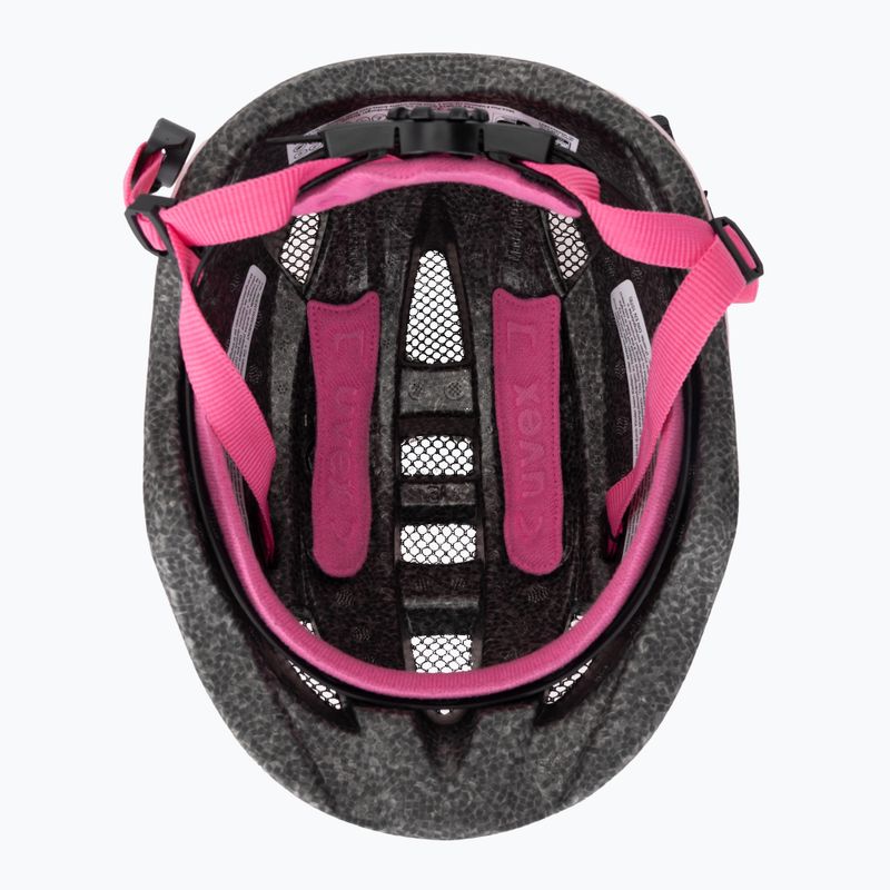 Kask rowerowy dziecięcy UVEX Kid 2 CC pink unicorn matt 5