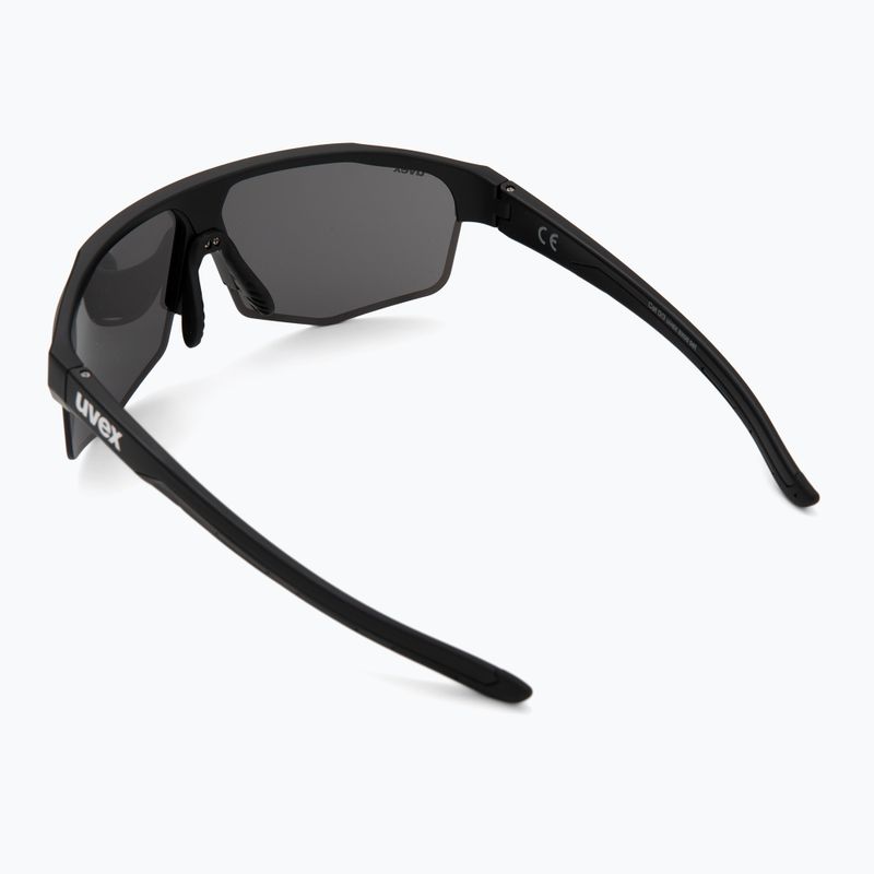 Okulary przeciwsłoneczne UVEX Axos Set black matt/mirror silver/clear 3