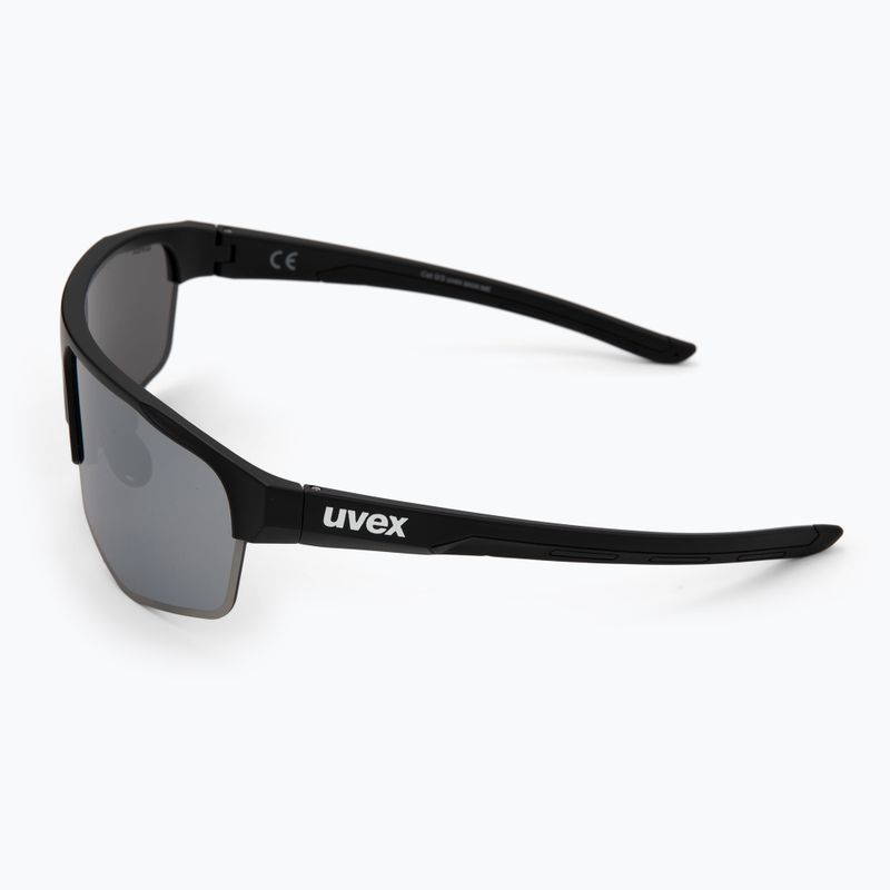 Okulary przeciwsłoneczne UVEX Axos Set black matt/mirror silver/clear 5