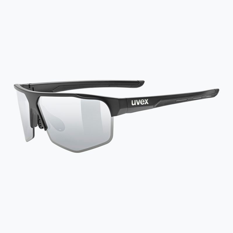 Okulary przeciwsłoneczne UVEX Axos Set black matt/mirror silver/clear