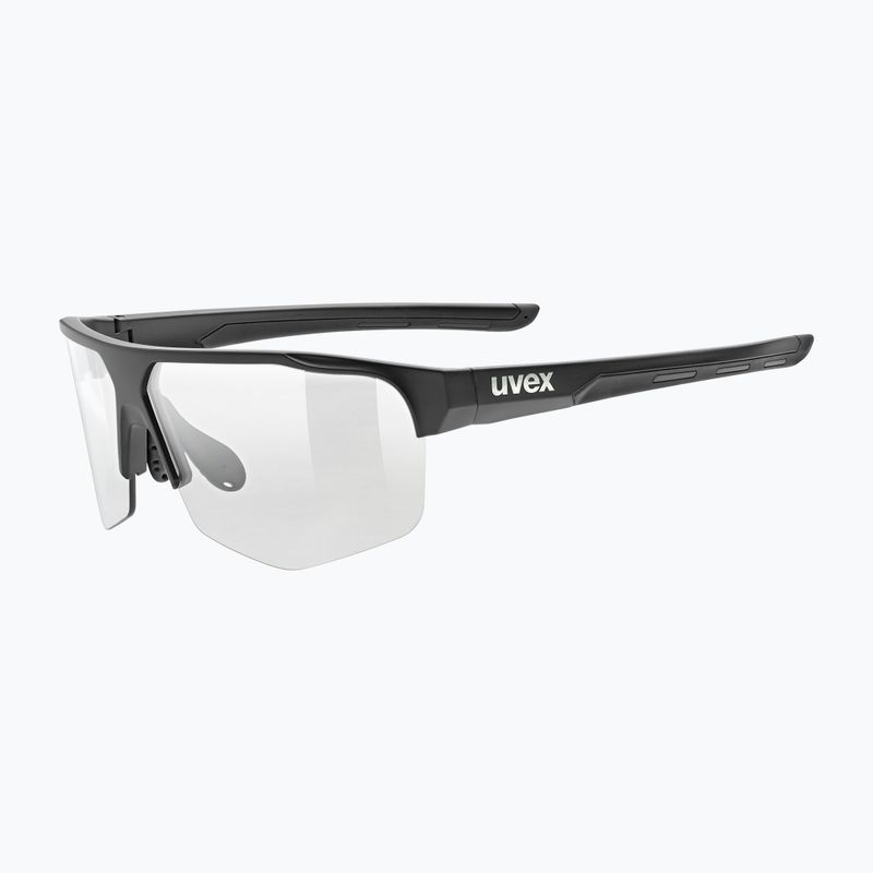Okulary przeciwsłoneczne UVEX Axos Set black matt/mirror silver/clear 2