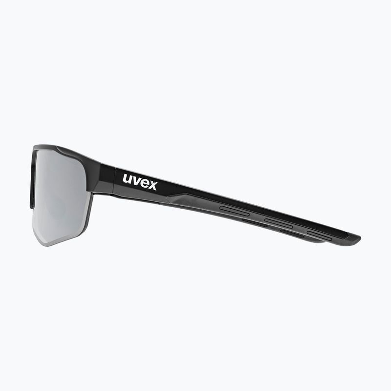Okulary przeciwsłoneczne UVEX Axos Set black matt/mirror silver/clear 7