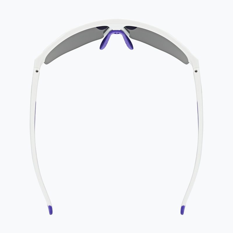 Okulary przeciwsłoneczne UVEX Axos Set white matt/mirror purple/clear 5