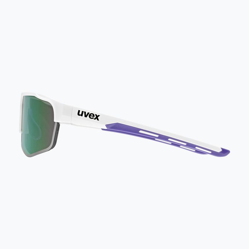 Okulary przeciwsłoneczne UVEX Axos Set white matt/mirror purple/clear 6