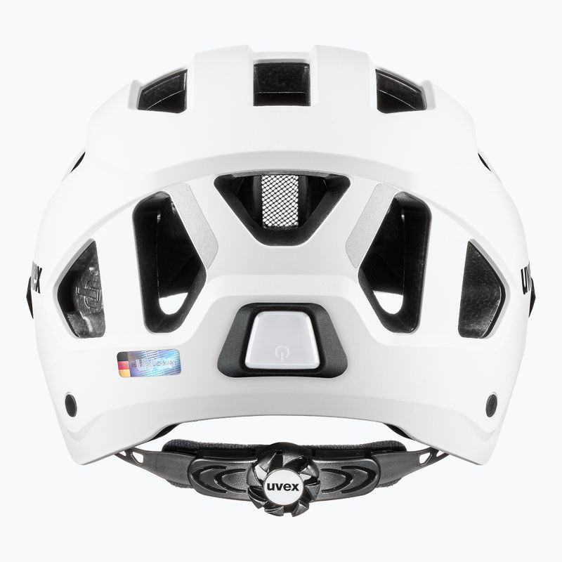 Kask rowerowy UVEX Stride Visor white matt/litemirror silver 4
