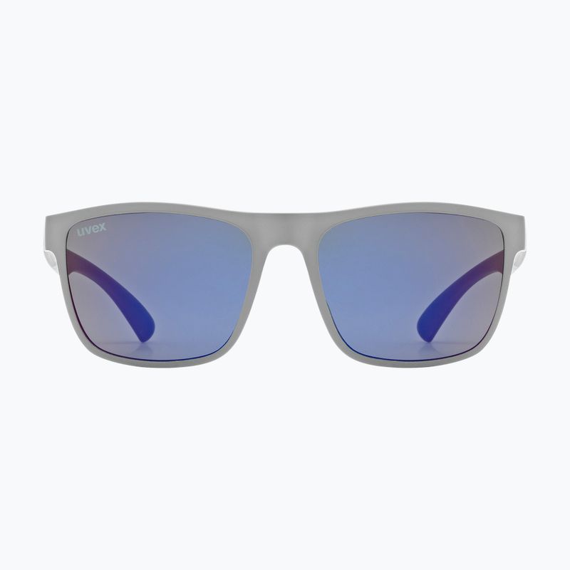 Okulary przeciwsłoneczne dziecięce UVEX Rookie Jr grey matt/mirror blue 2