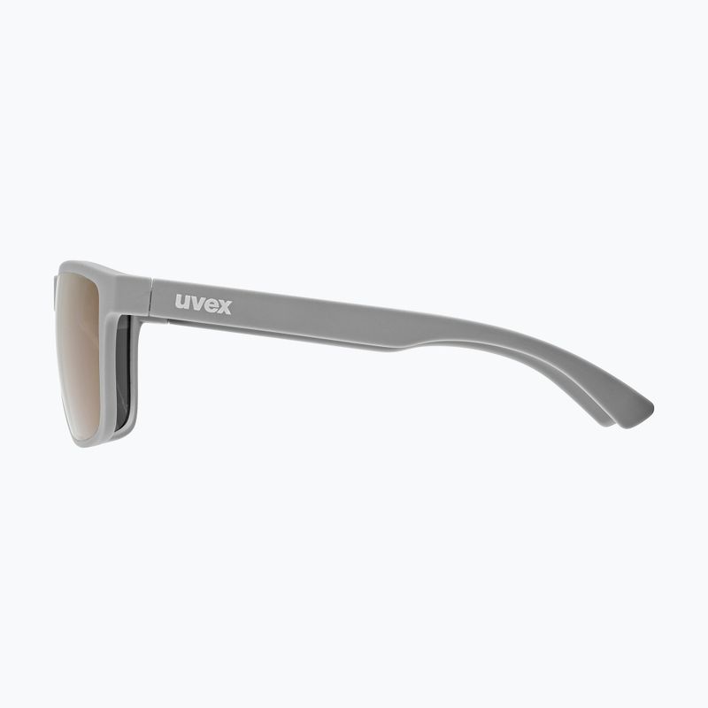 Okulary przeciwsłoneczne dziecięce UVEX Rookie Jr grey matt/mirror blue 5