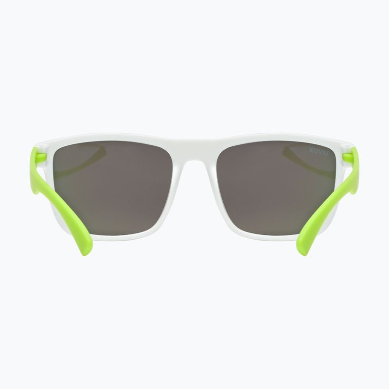 Okulary przeciwsłoneczne dziecięce UVEX Rookie Jr white lime m./mirror green 2