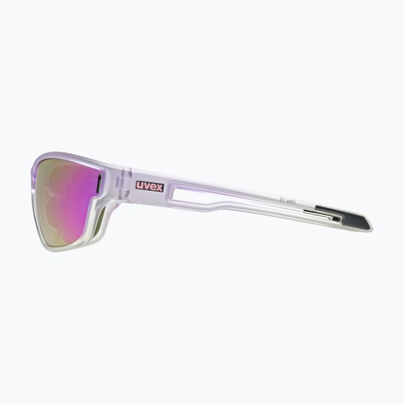 Okulary przeciwsłoneczne UVEX Sportstyle 806 purple fade/mirror purple 3