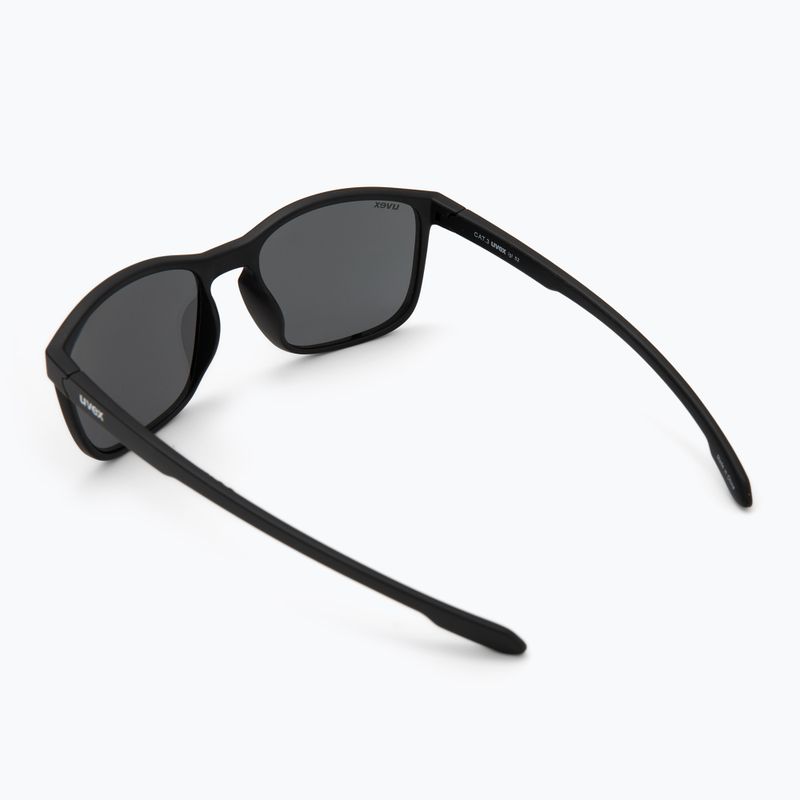 Okulary przeciwsłoneczne UVEX LGL 52 black matt/mirror silver 2