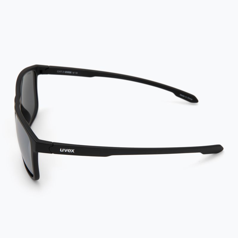 Okulary przeciwsłoneczne UVEX LGL 52 black matt/mirror silver 4