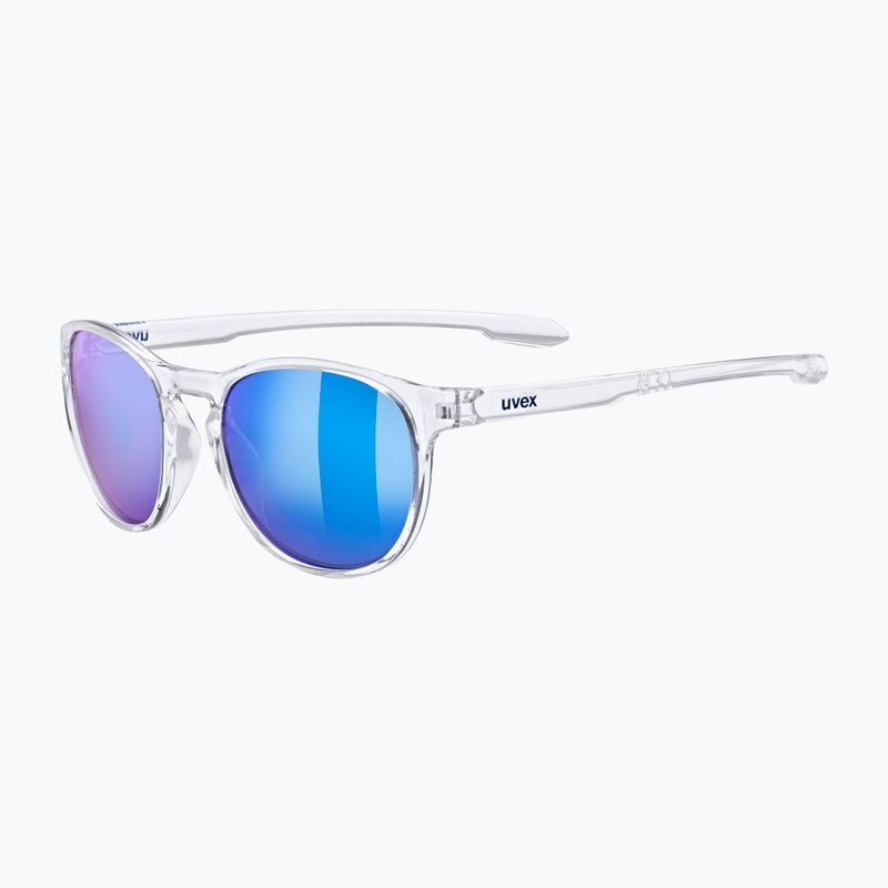 Okulary przeciwsłoneczne UVEX LGL 53 clear/mirror blue
