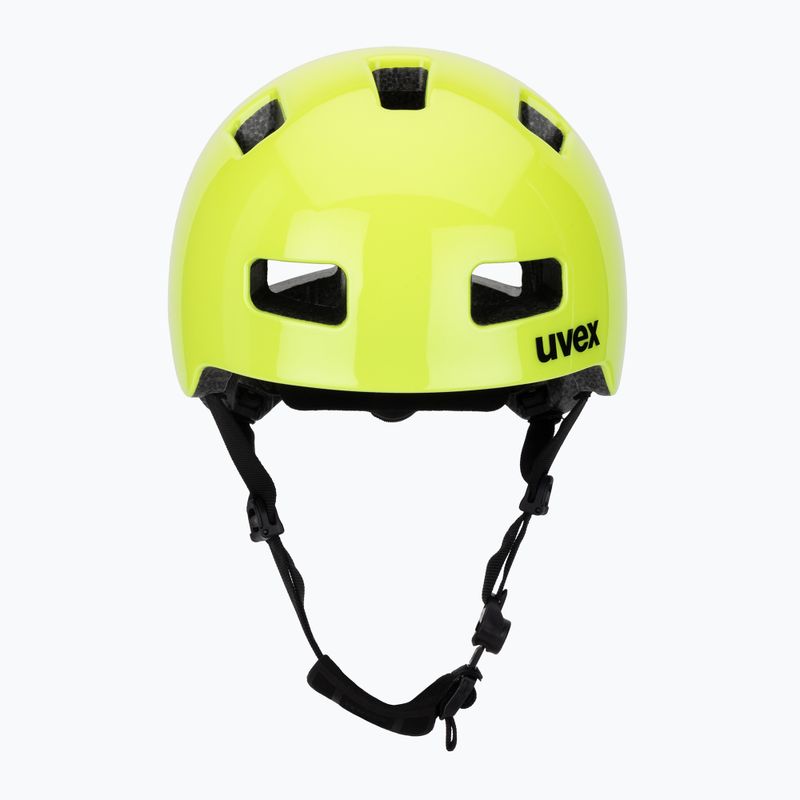 Kask rowerowy dziecięcy UVEX HLMT 4 neon yellow 2