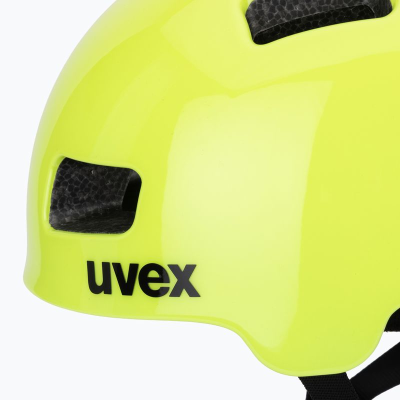Kask rowerowy dziecięcy UVEX HLMT 4 neon yellow 7
