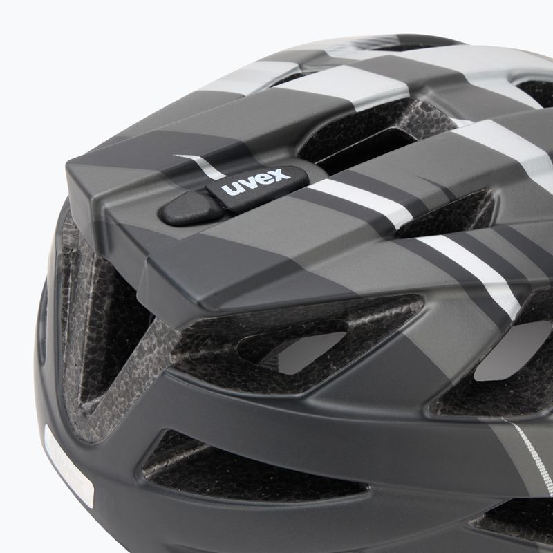 Kask rowerowy UVEX Air Wing CC black/silver matt 8