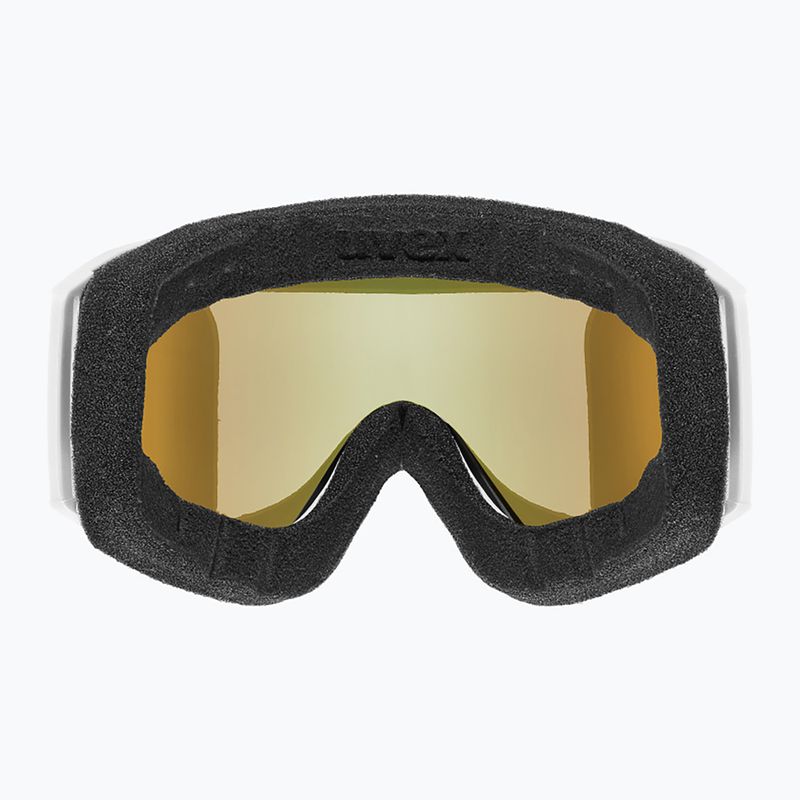 Gogle narciarskie UVEX Blast FM S2 white matt/mirror green 3