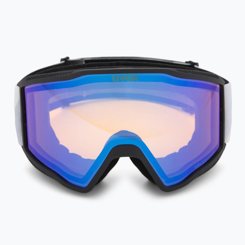 Gogle narciarskie UVEX Blast FM black matt/mirror blue 2