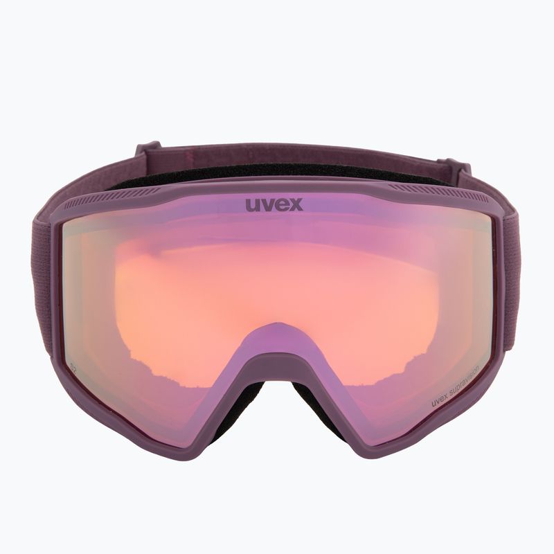Gogle narciarskie UVEX Blast FM plum matt/mirror purple 2