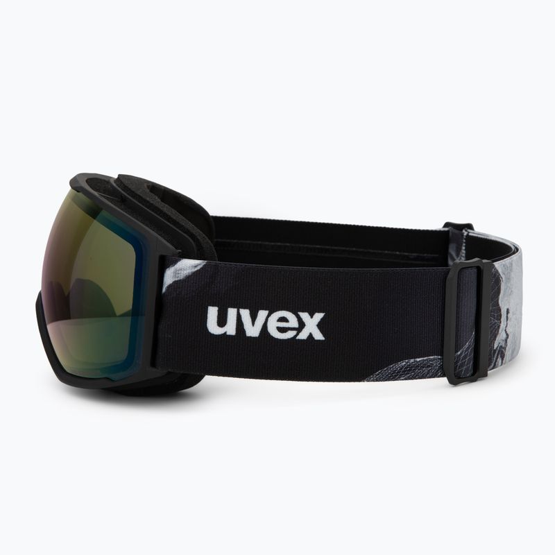 Gogle narciarskie UVEX Victorious FM black matt/mirror blue 4
