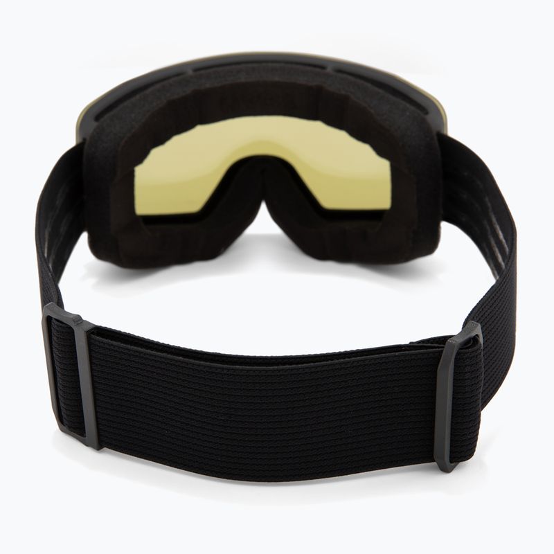 Gogle narciarskie dziecięce UVEX Pwdr FM black matt/mirror ruby/green/clear 3