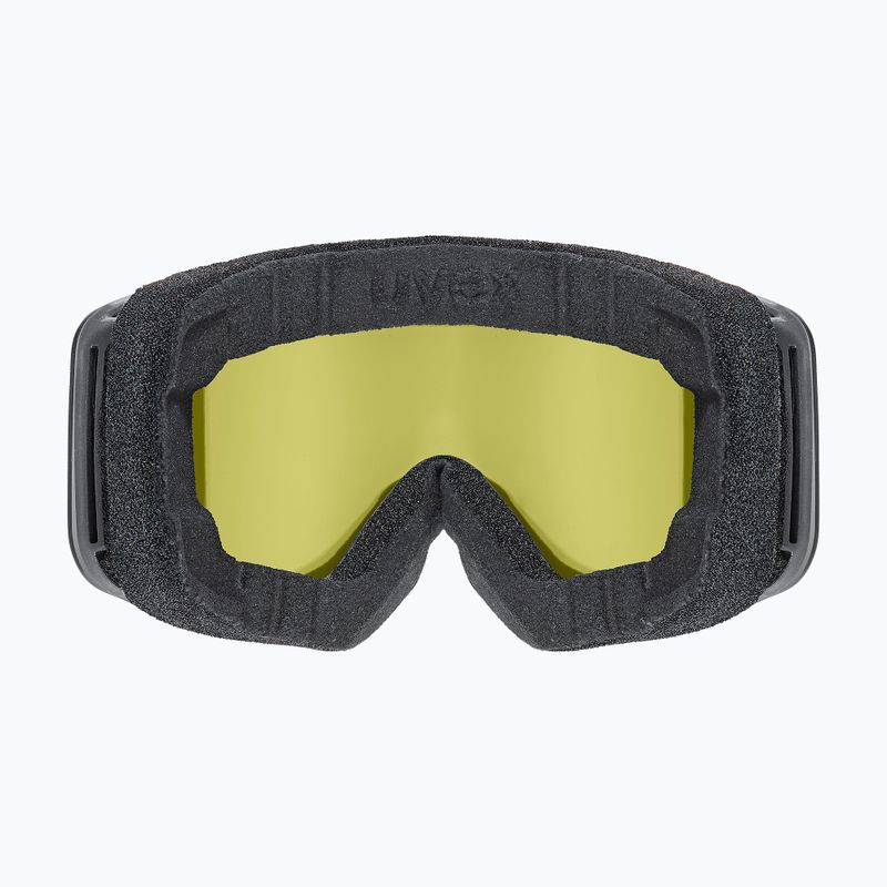 Gogle narciarskie dziecięce UVEX Pwdr FM black matt/mirror ruby/green/clear 3