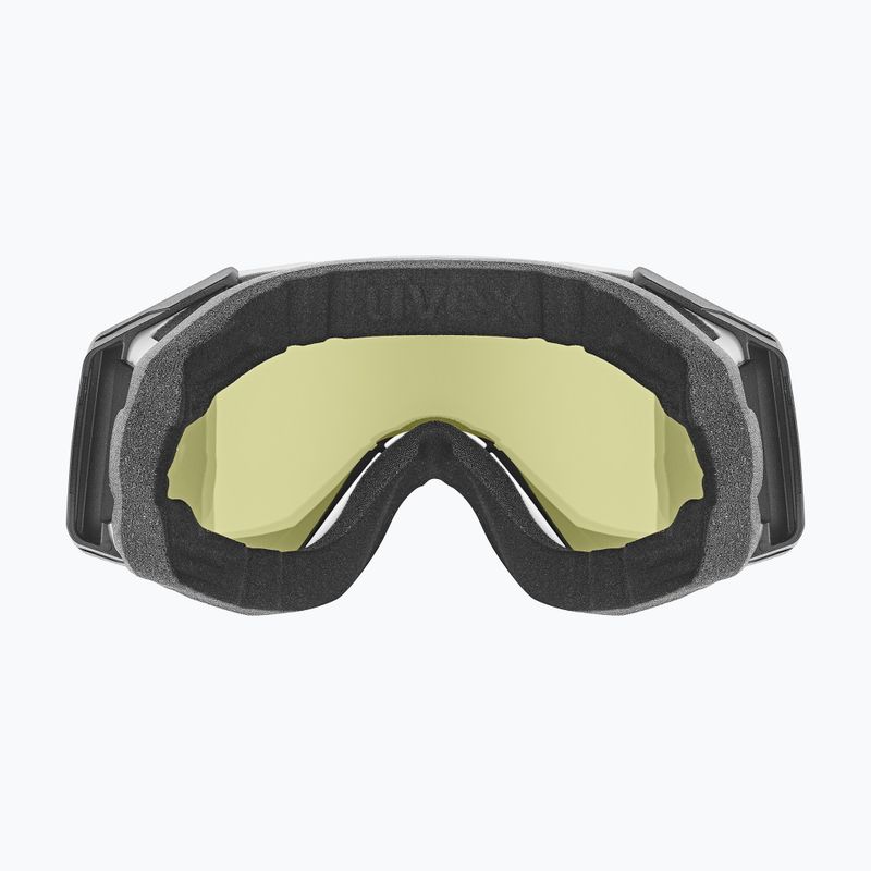 Gogle narciarskie UVEX Gravity FM white matt/mirror silver/green/clear 3