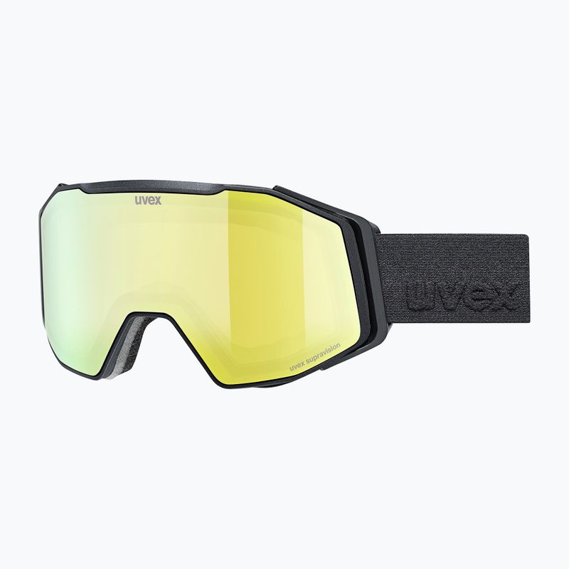 Gogle narciarskie UVEX Gravity FM black matt/mirror yellow/orange/clear