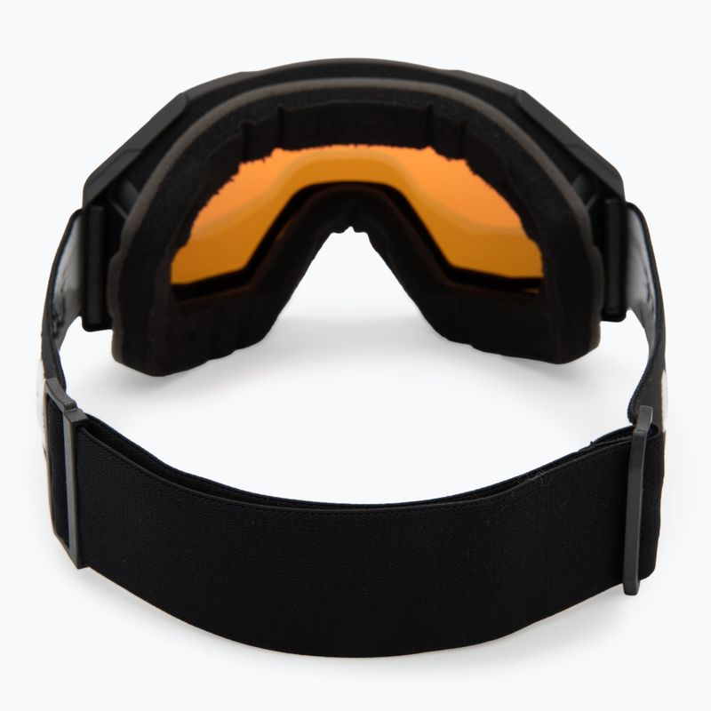 Gogle narciarskie UVEX Gravity FM black matt/mirror red/orange/clear 3