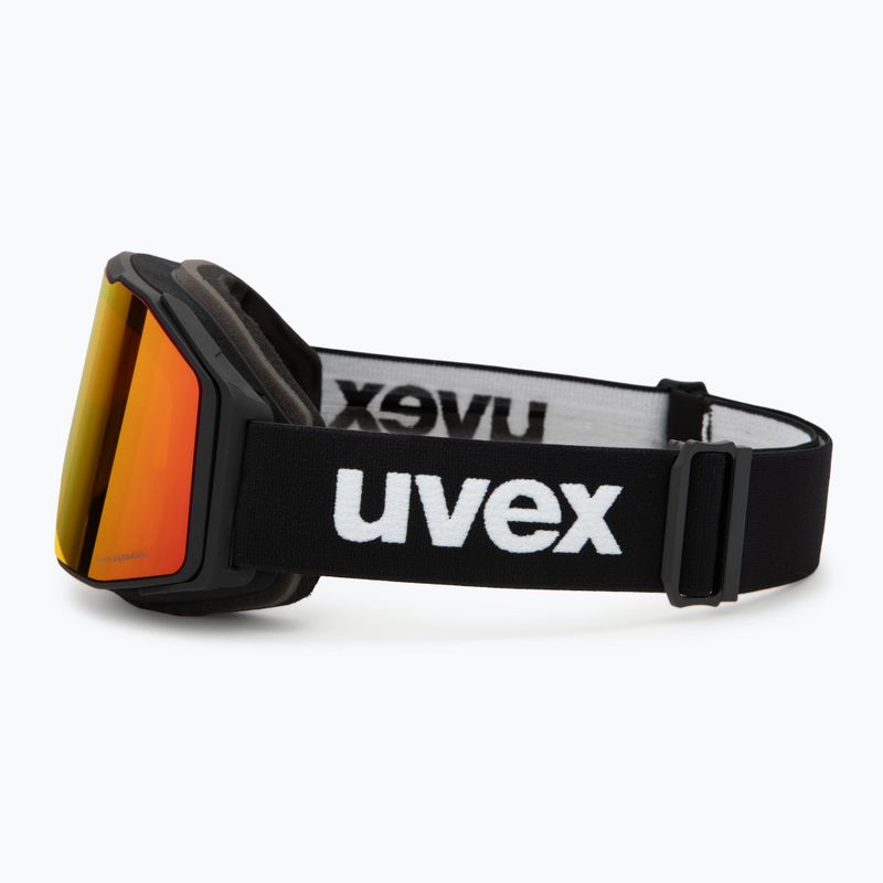Gogle narciarskie UVEX Gravity FM black matt/mirror red/orange/clear 4