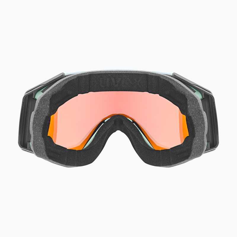 Gogle narciarskie UVEX Gravity FM oxid matt green/mirror opal/orange/clear 3