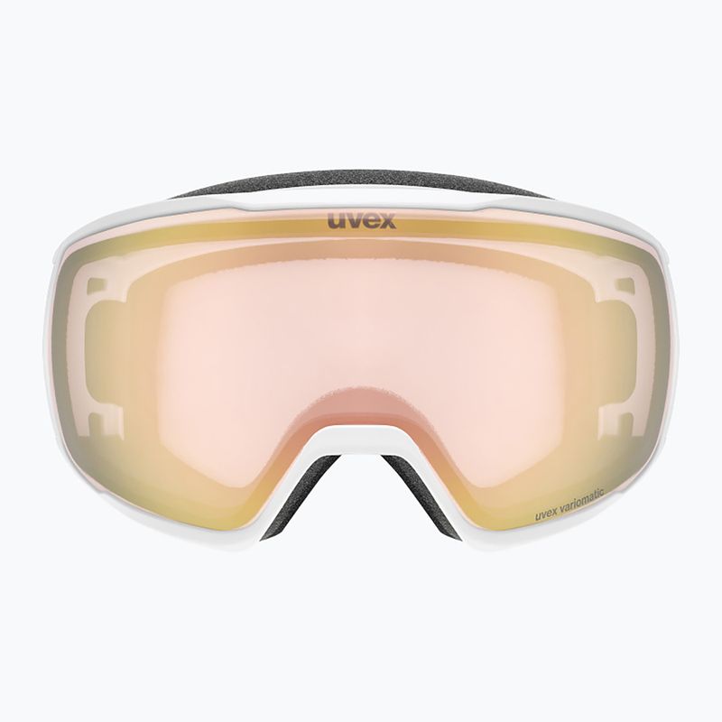 Gogle narciarskie UVEX Victorious V S1-S3 white matt/vario rose mirror 2
