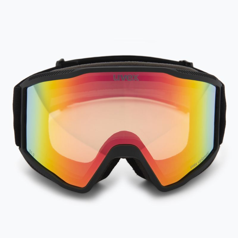 Gogle narciarskie Uvex Blast V black matt/vario rainbow mirror 2