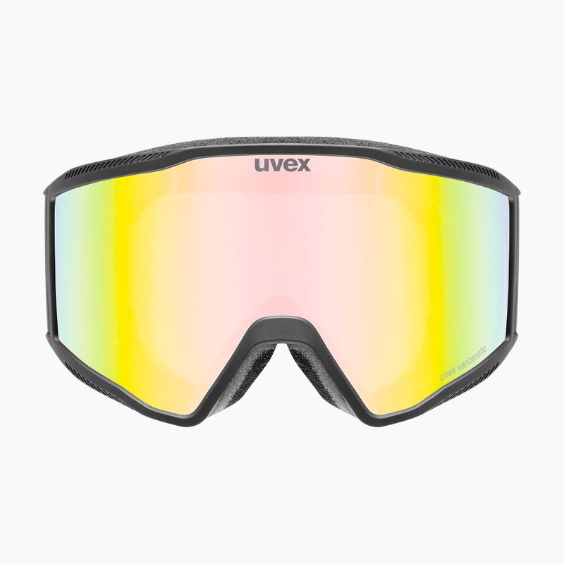 Gogle narciarskie Uvex Blast V black matt/vario rainbow mirror 6