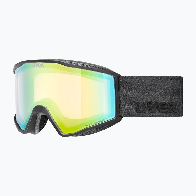 Gogle narciarskie Uvex Blast V black matt/vario green mirror 5